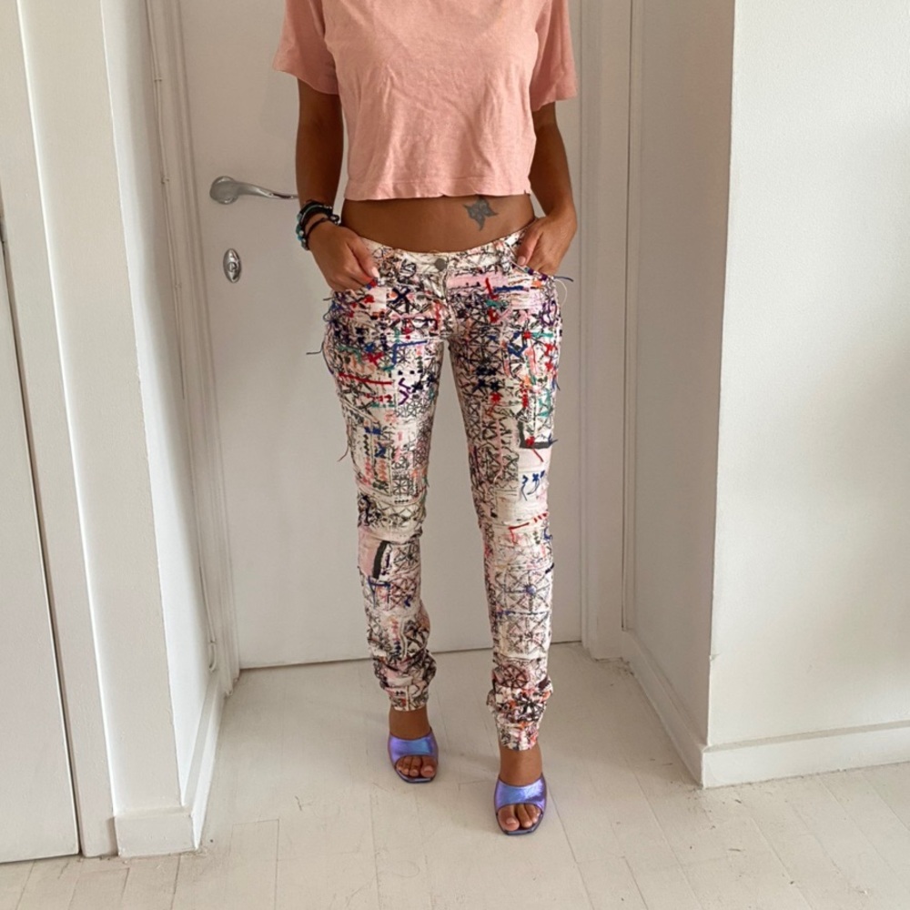 Isabel Marant Denim Multico embroidery Jeans 36💕